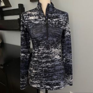 Nike Pro Long Sleeve Dry-Fit Navy/Black Multicolored Shirt Size Small